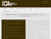 Tablet Screenshot of casacapell.com